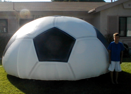 Sports Related Inflatables half soccer ball
